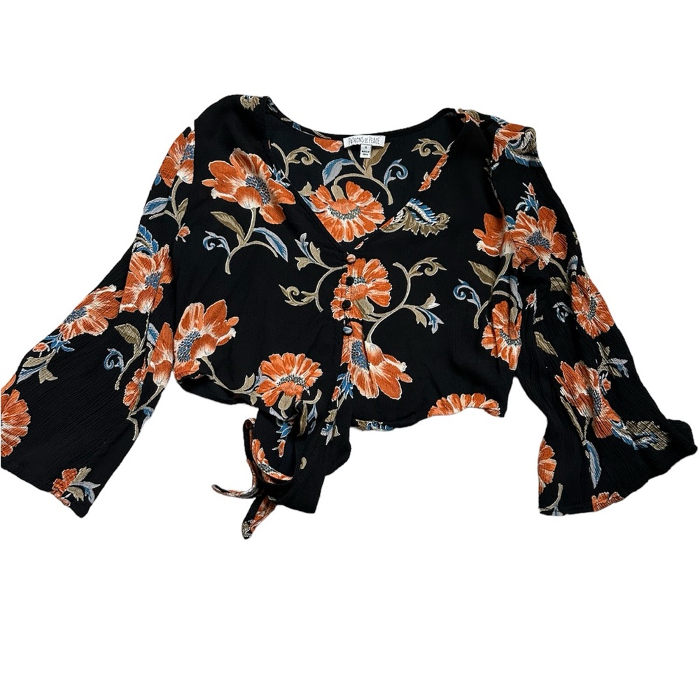 🟣Cropped Flowy Top!